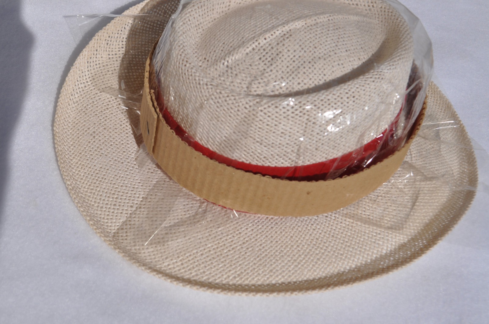 Vintage New, Unused Conoco Straw Hat W/ Headband Gas Service Classic Memorabilia