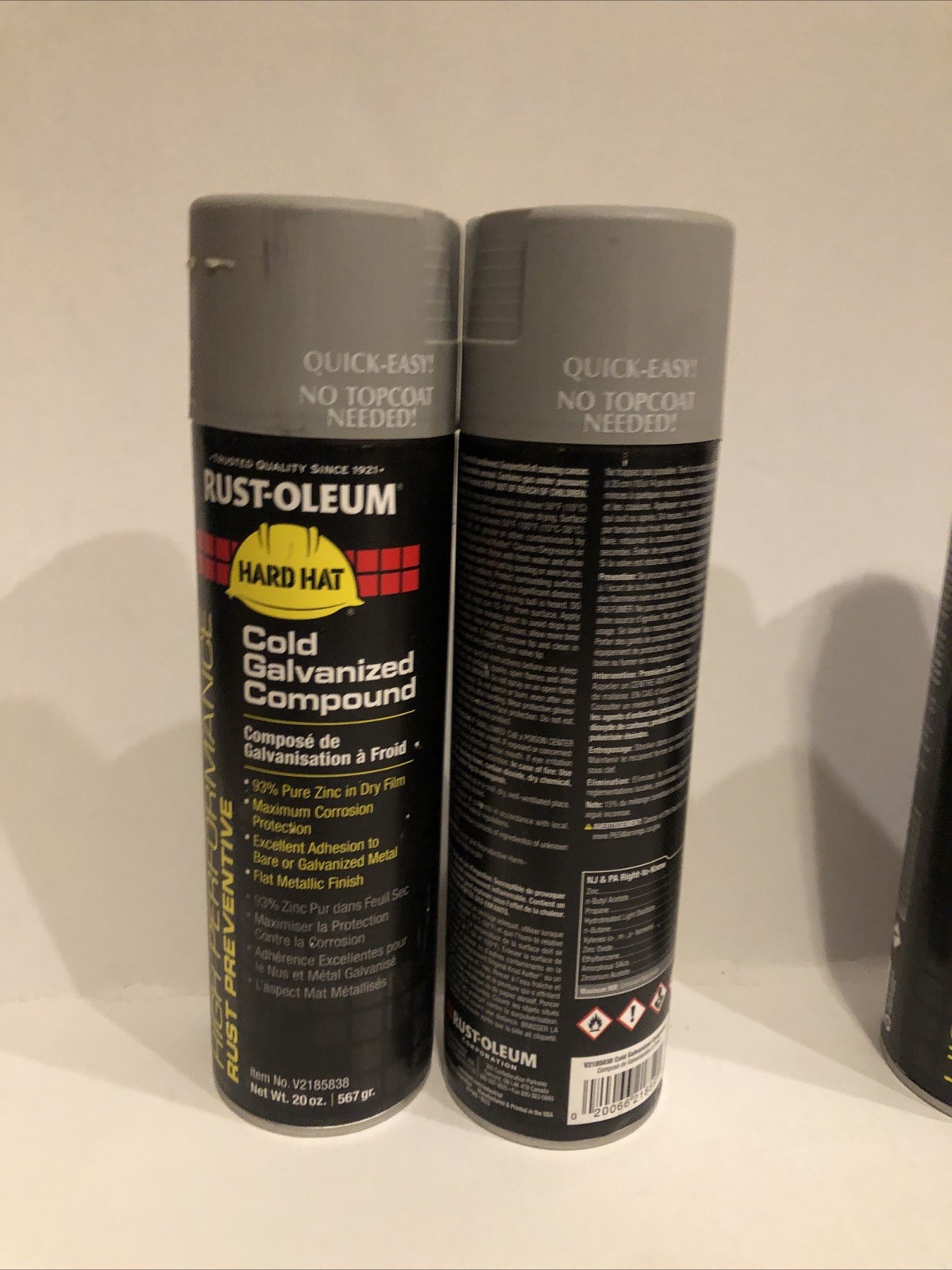 New- V2100 System Galvanizing Compound Spray by Rust-Oleum -Cold- 20 oz