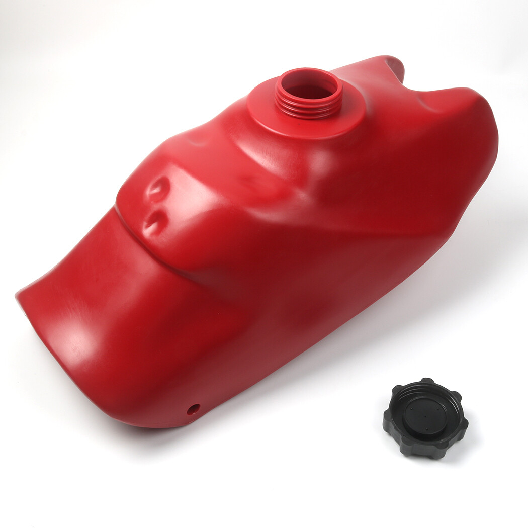 Plastic Fuel Tank & Gas Cap Red For Honda 1987-1988 TRX250X ,TRX 300EX 1993-2006