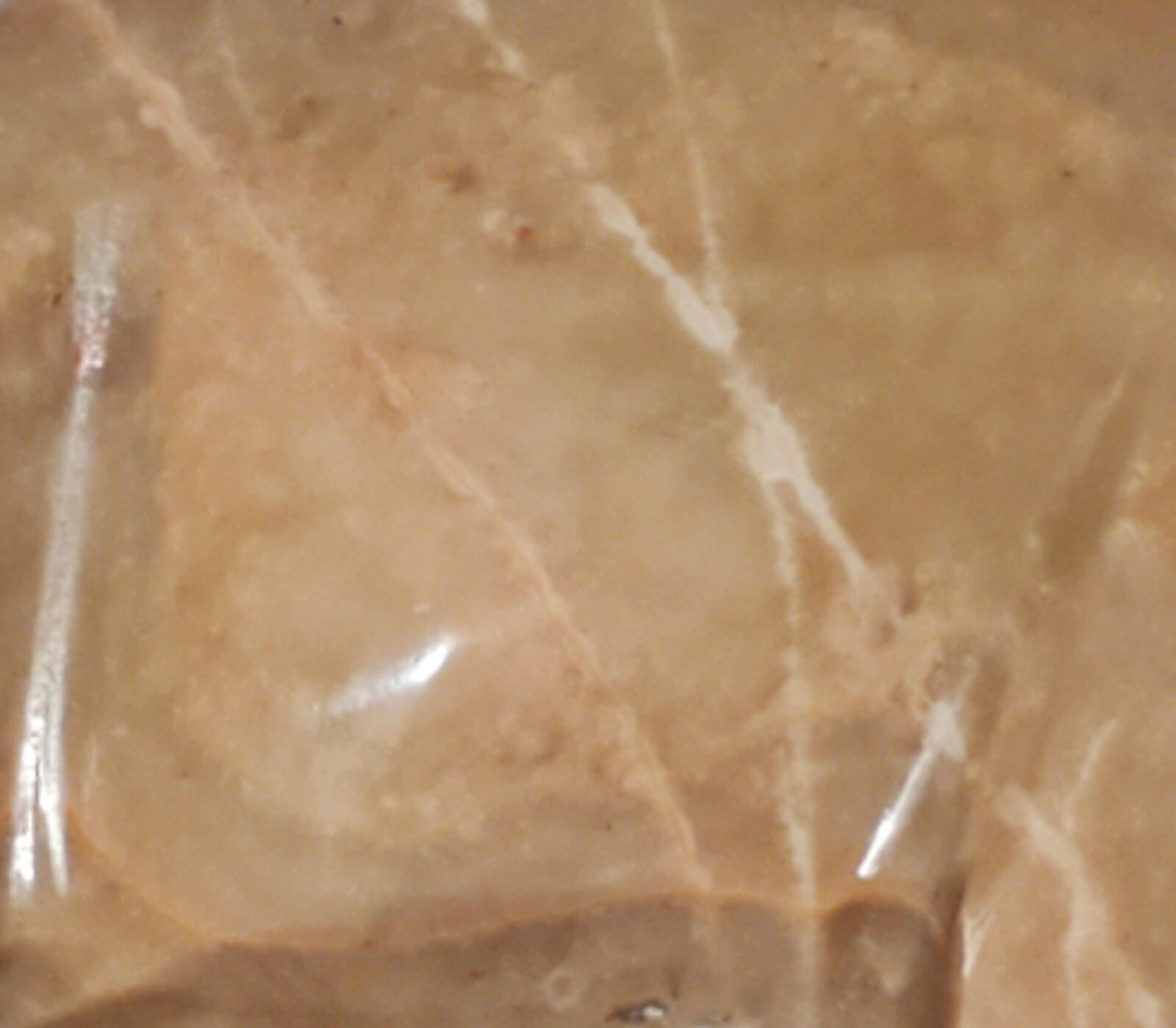 Natural Pink Blush Stone Elephant Hand Carved Marble Trunk Up for Good Luck Vtg