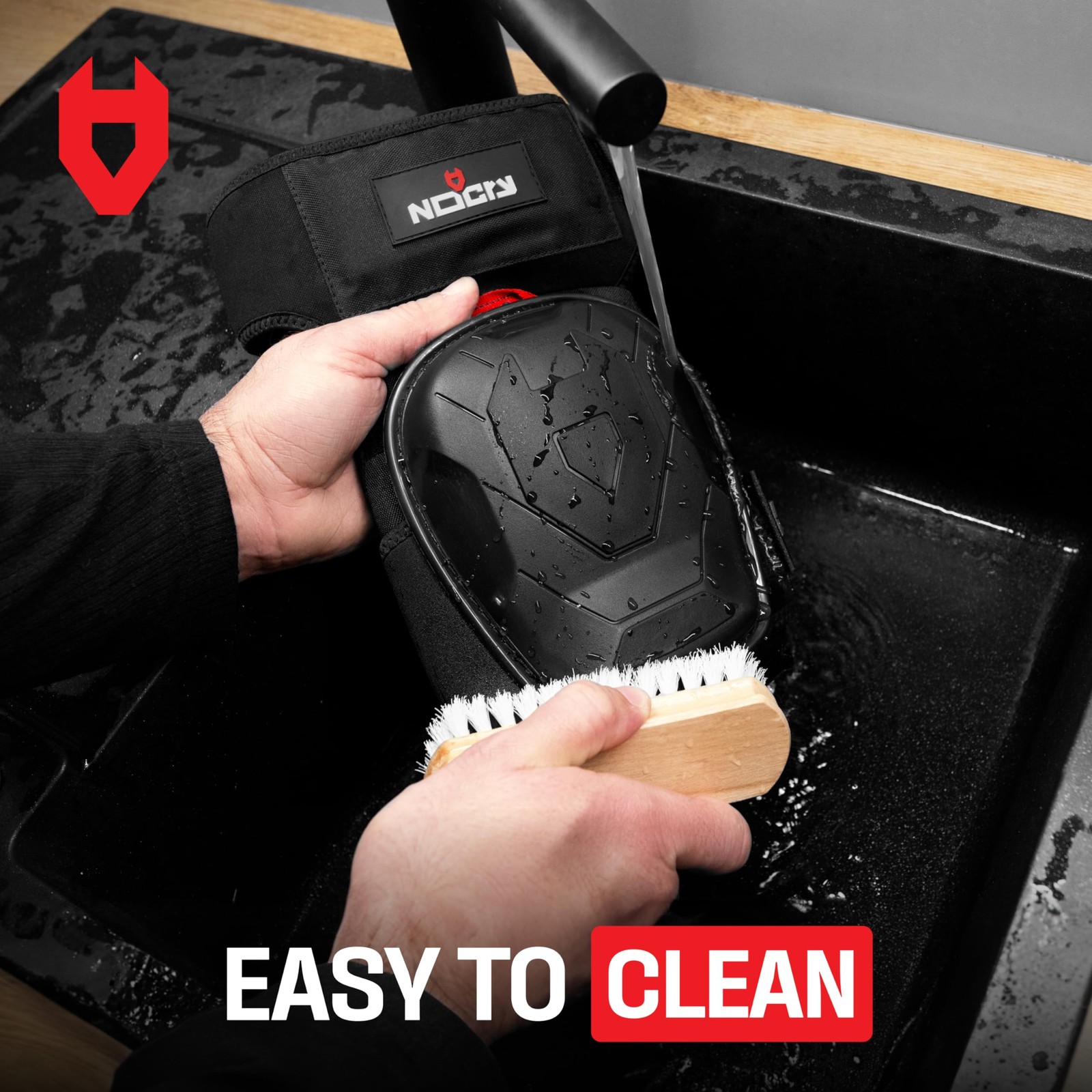 NoCry Professional Work Knee Pads, Ankle Support, Heavy-Duty, Construction, Men