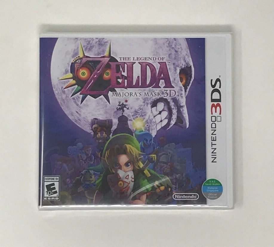 The Legend of Zelda Majora's Mask 3D Nintendo 3DS Brand New & Factory Sealed!
