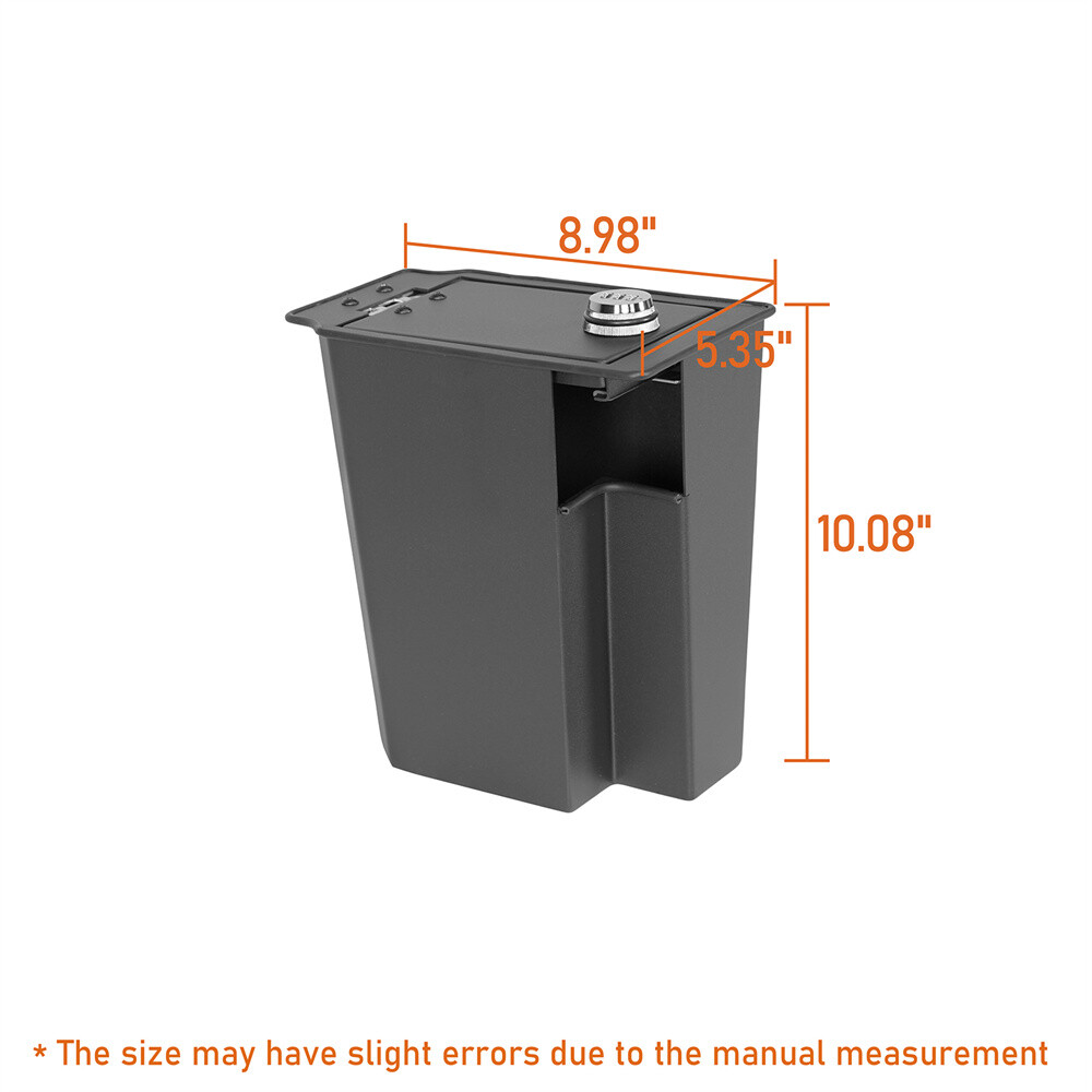 Steel Center Console Lock Vault Box for 2015-2022 Chevy Colorado GMC Canyon