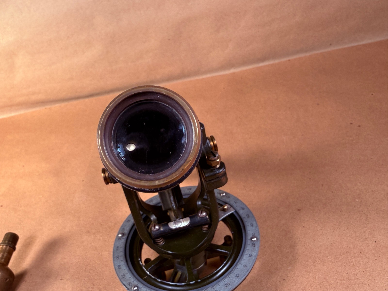 Vintage Brass Model 304.1 Sears Craftsman Farm Level Transit Surveyor w/ Case