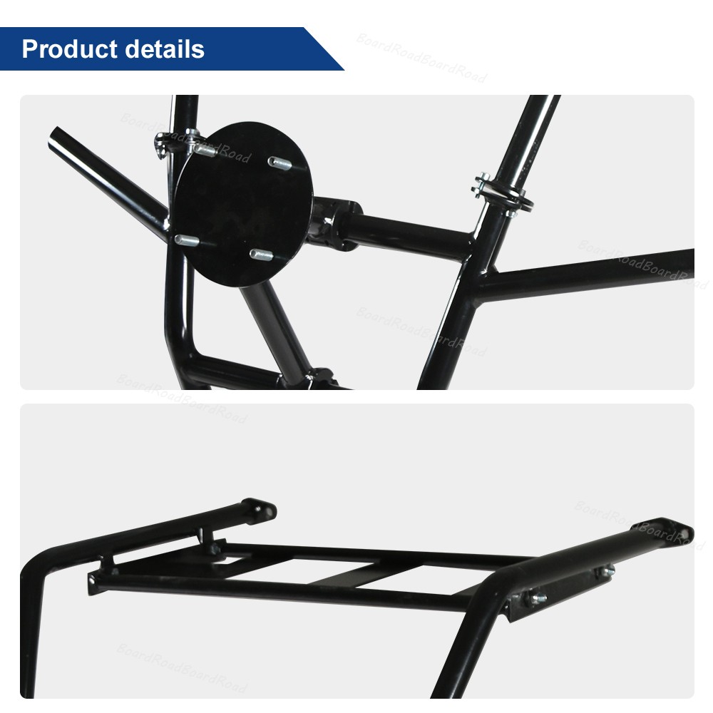 Fit Polaris 2015-2020 RZR 900 Rear Bumper Spare Tire Carrier Cargo Rack Mount
