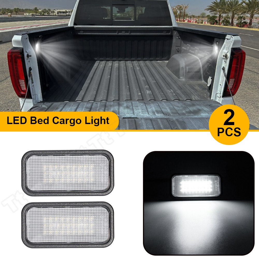 2PCS LED BED CARGO LIGHT FOR CHEVROLET SILVERADO GMC SIERRA 1500 2500 19-25