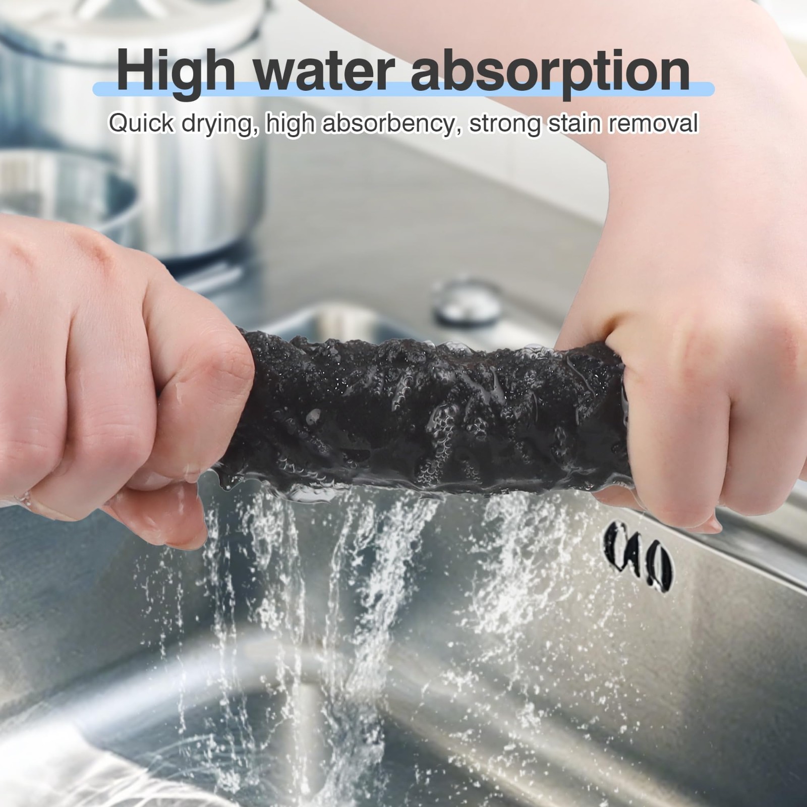 10-Count Magic Cleaning Cloth: Reusable Thickened Streak-Free Microfiber cloths