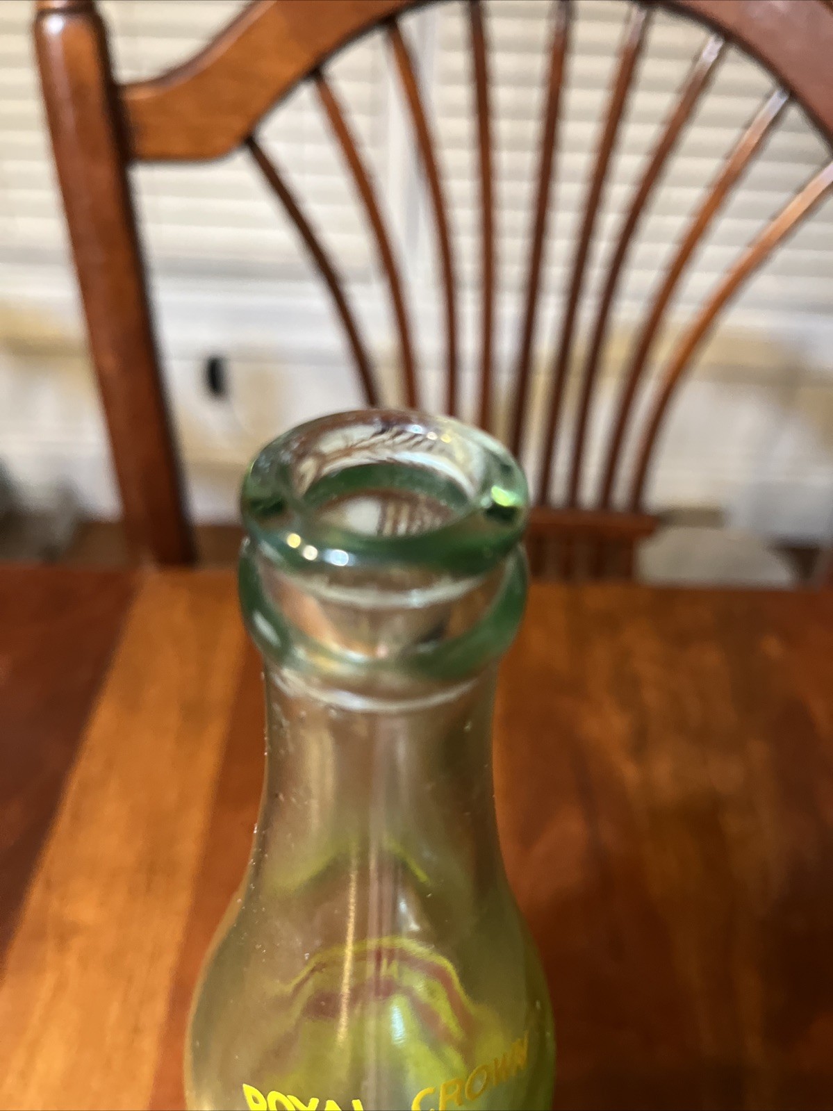 1953 Royal Crown Cola Soda Bottle Nehi Bottling 12oz Greenish Glass 6-286