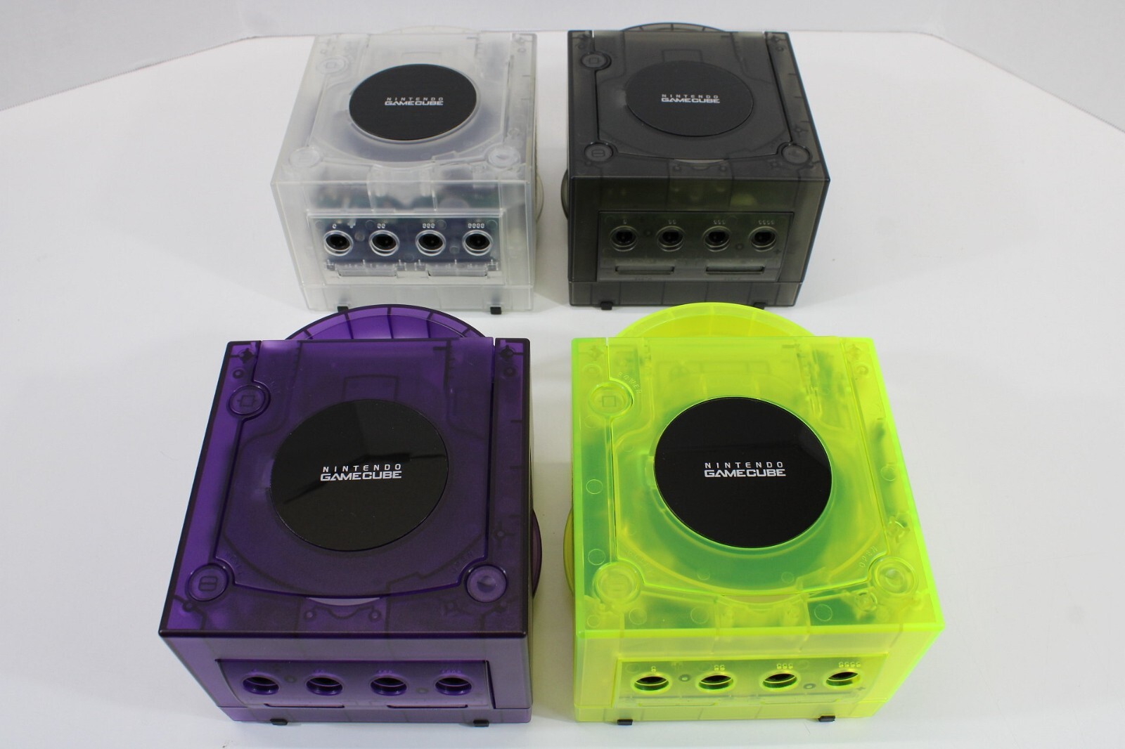 Nintendo GameCube Clear Skeleton Console US Region NTSC-U/C White LED Recapped