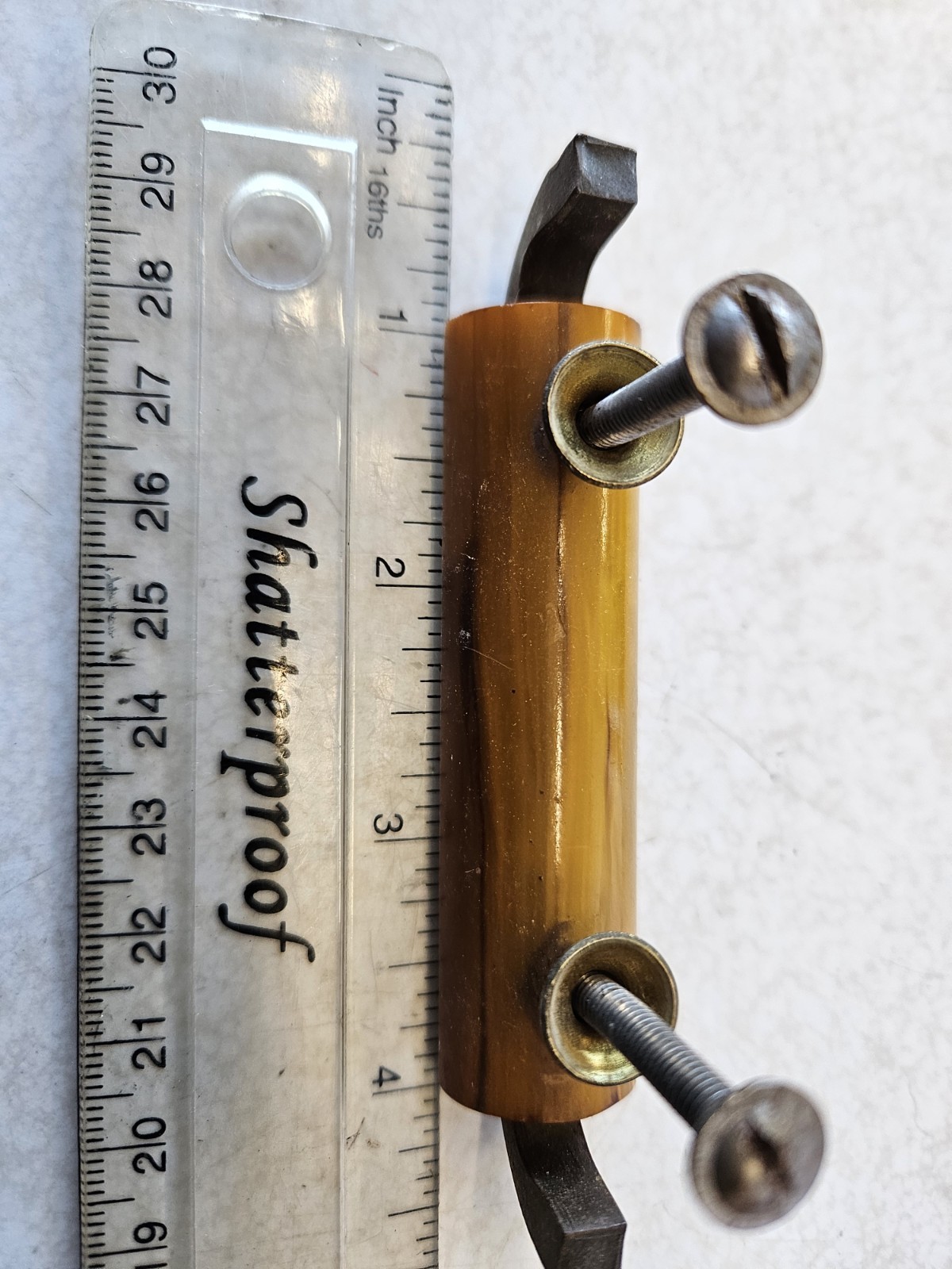 8 Vintage Bakelite Butterscotch Cabinet Drawer Pulls Handles