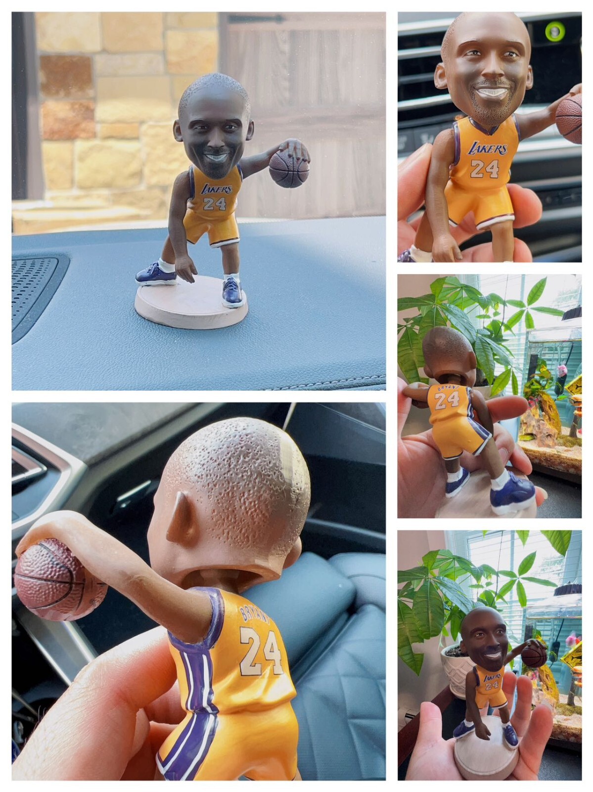Kobe Bryant Bobblehead Shake Head Action Figure - LA Lakers #24.