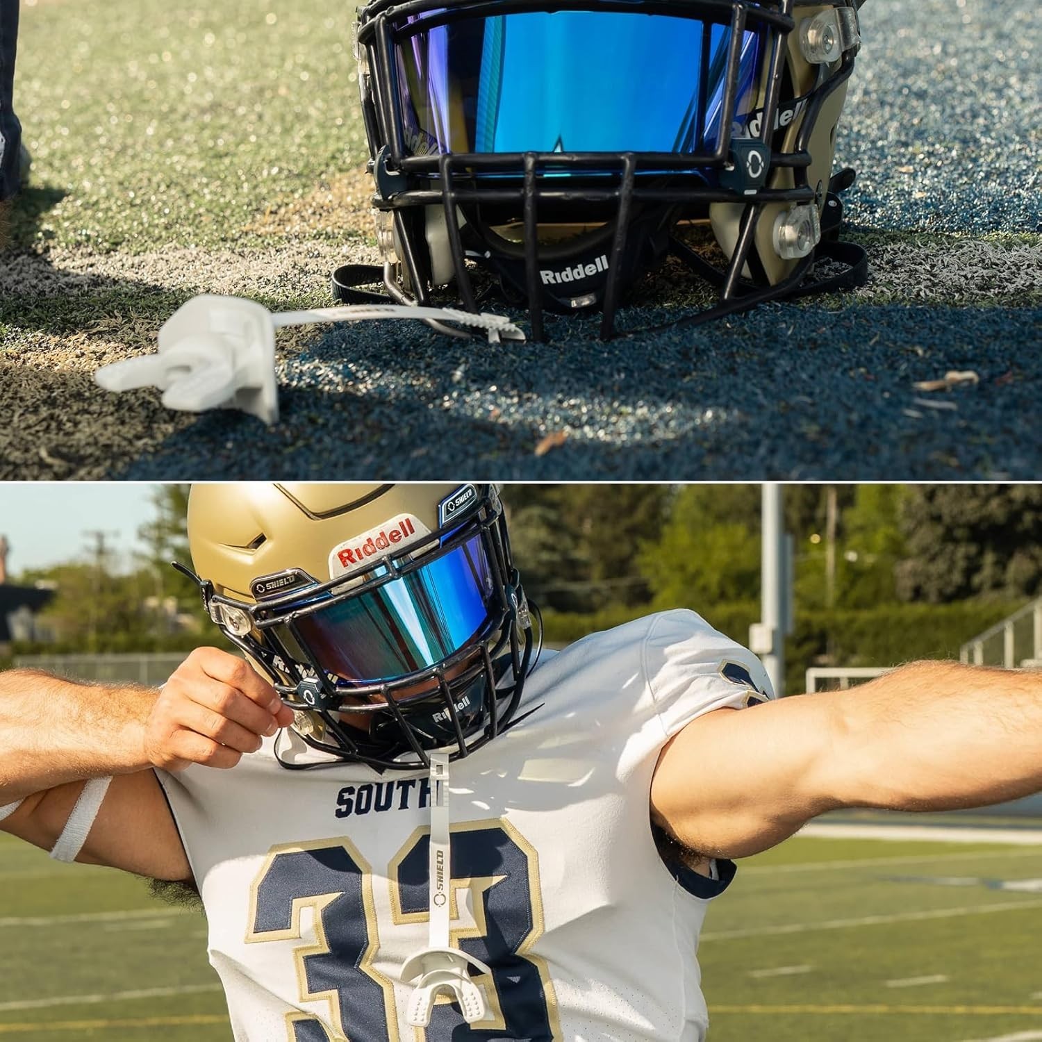 O Shield Mouthguard - American Flag - Vortex Airflow Design for Adult & Youth