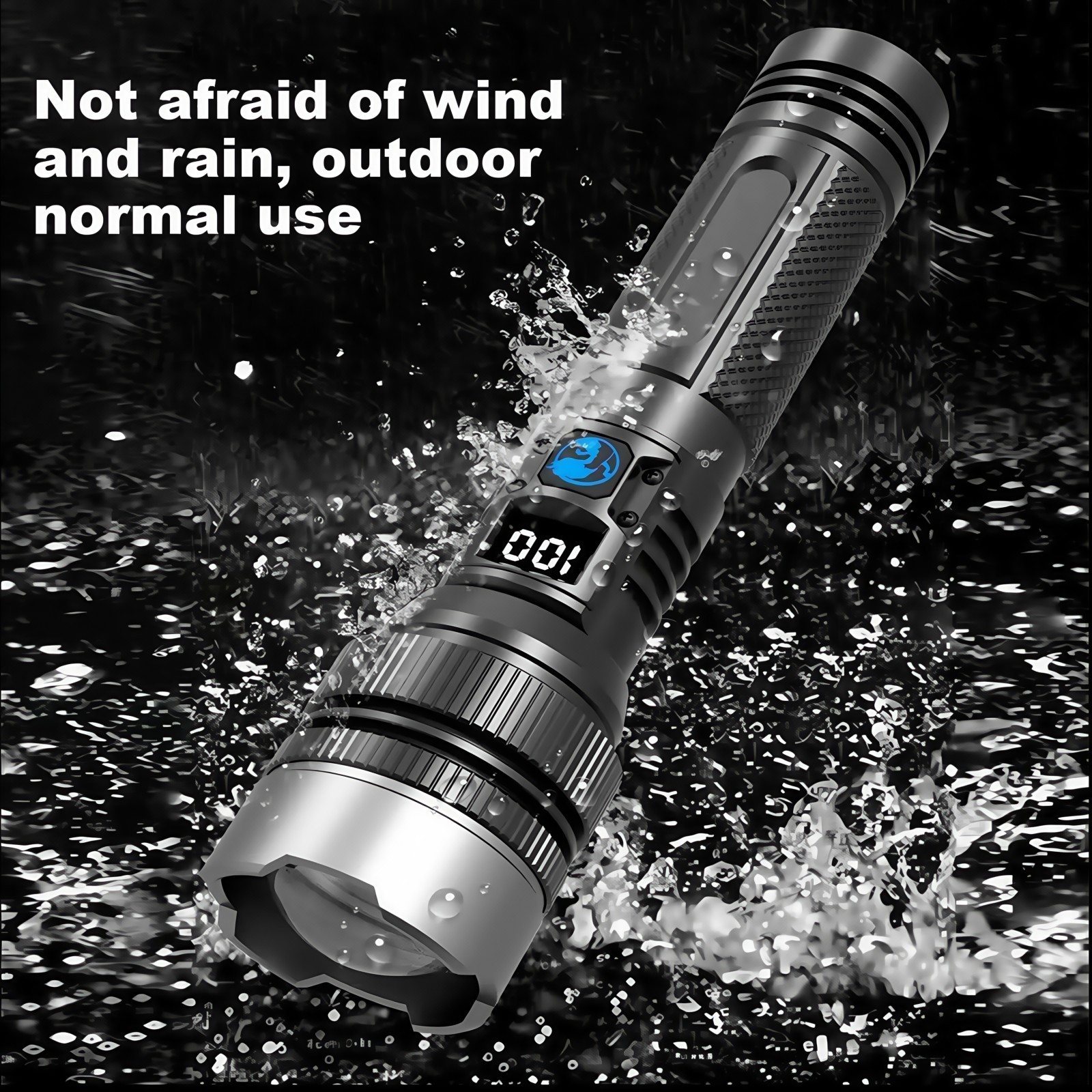 2Pack 99000000LM Super Bright LED Tactical Flashlight Rechargeable Flashlights