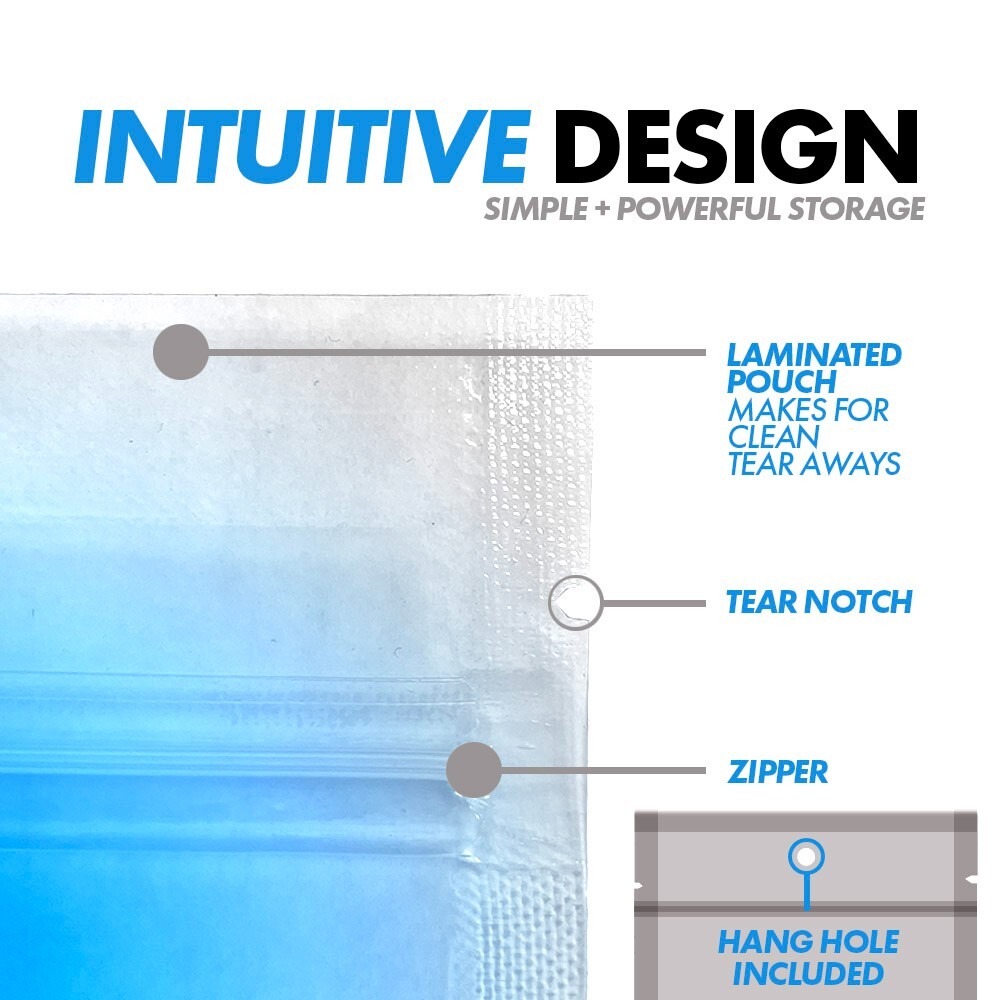 Zipper VacPouch - Chamber Vacuum Pouches, 3mil, 100 PACK