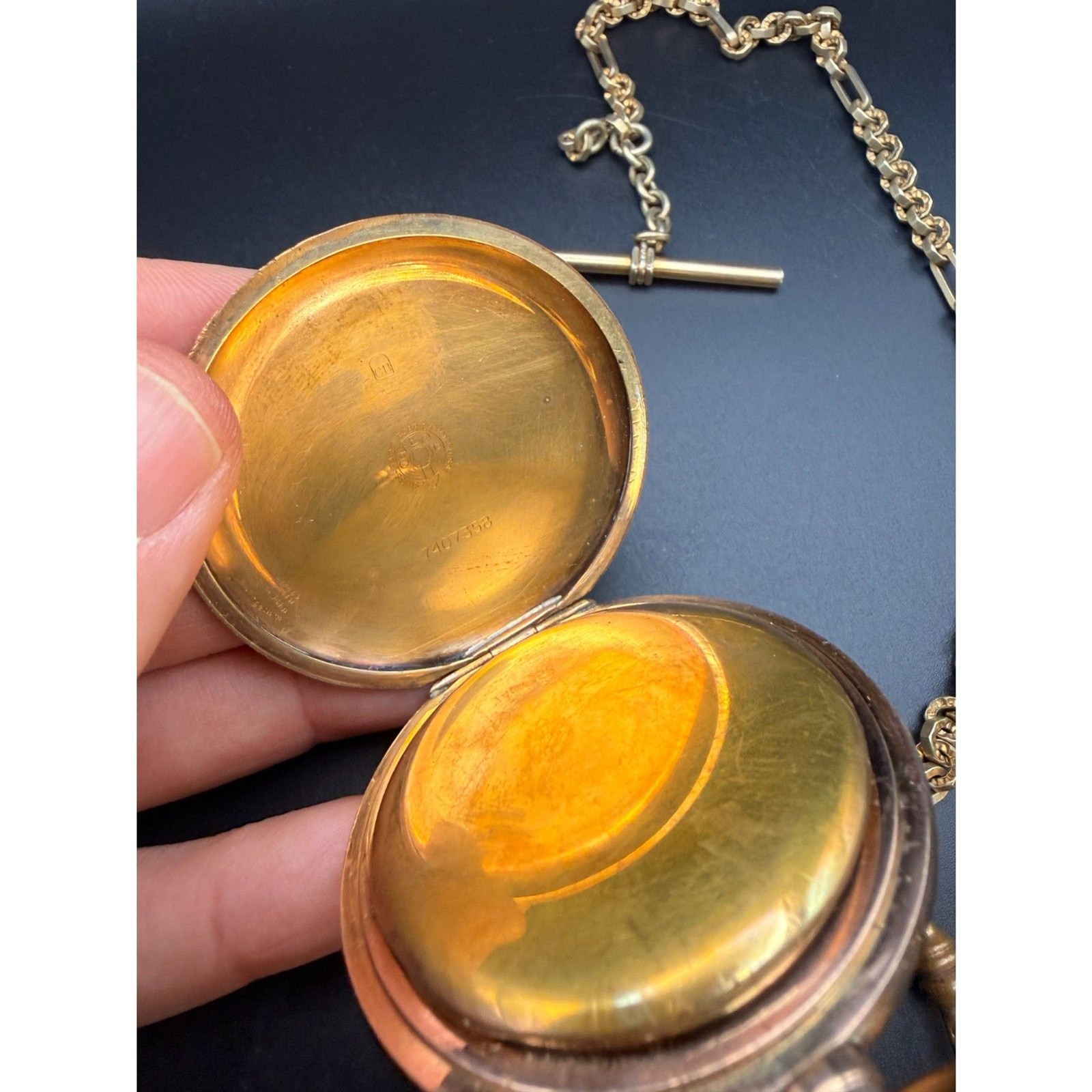 1923 Omega Pocketwatch - Hunter Case 2 Adjustments