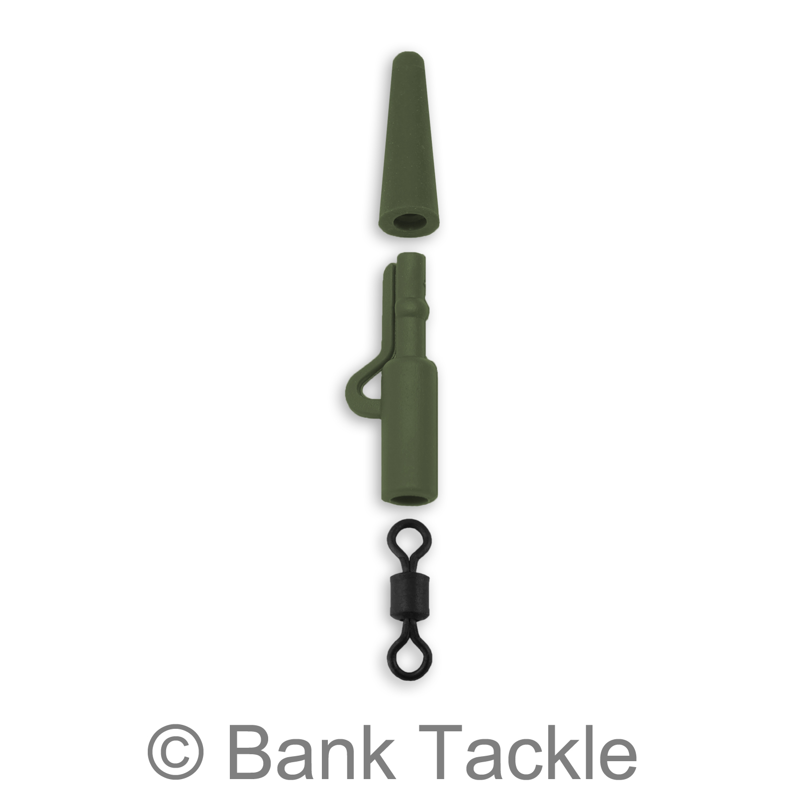 Lead Clips Tail Rubbers 60 Piece Tackle Set Size 8 Swivels Terminal Rig Carp (A)