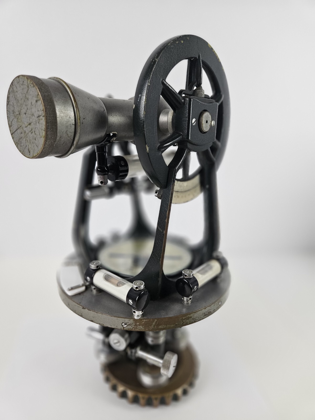 1956 LAFAYETTE No. 10333 Brass Surveyors Transit with Compass and 10" Telescope