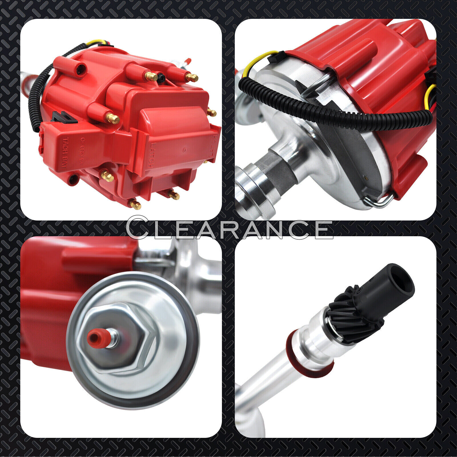 Racing Chevy V8 HEI Distributor w/ 65K Volt High 9000RPM - 350 454 SBC BBC GM08