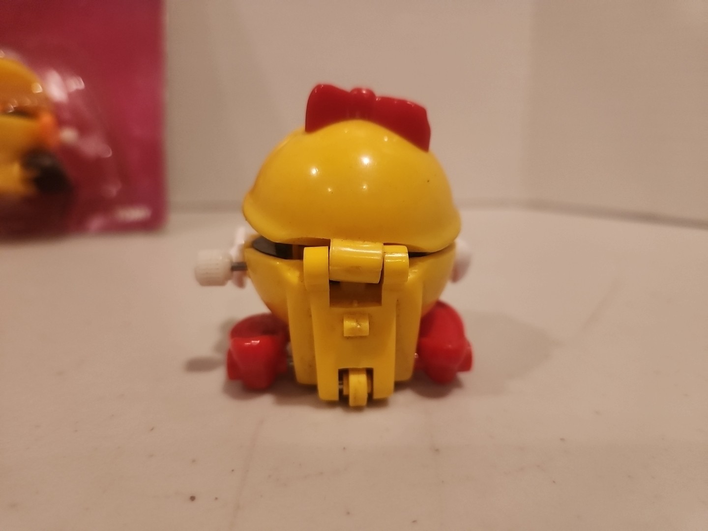 1982 TOMY "Pac Man" Wind-Up Toy New & Ms. Pac Man 1980s Midway Video game
