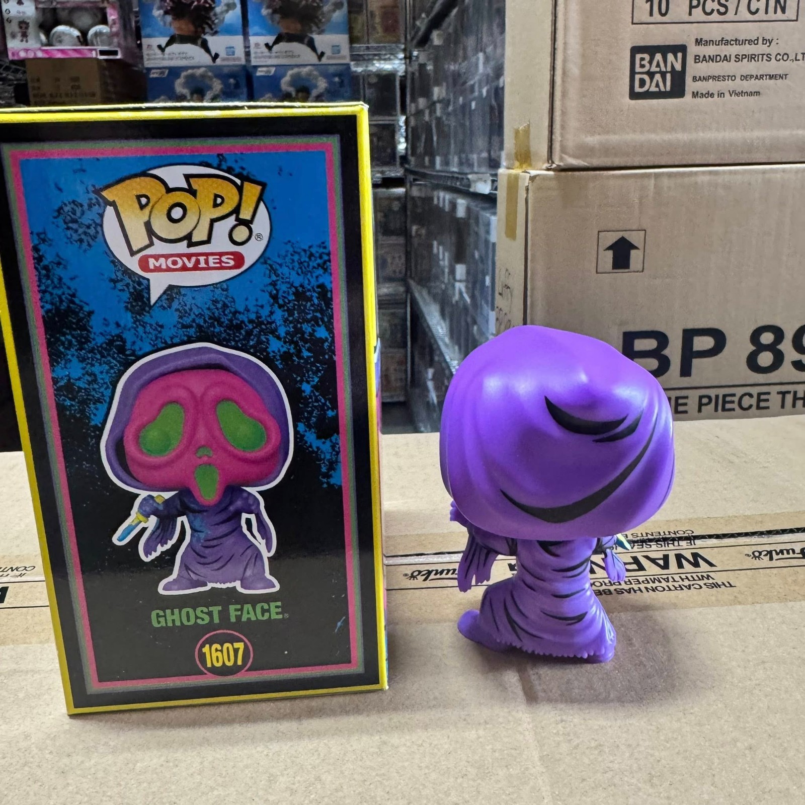 Funko Pop! Scream Ghost Face Black Light Vinyl Figure #1607 - EE exclusive