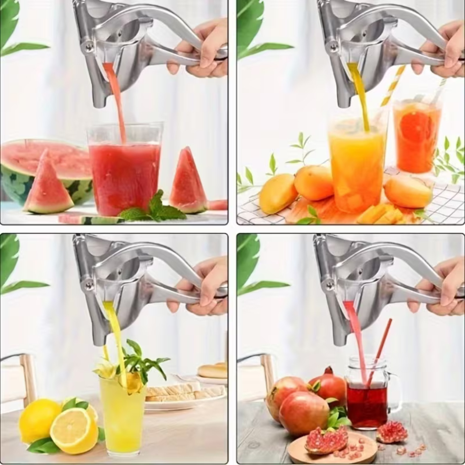 Heavy Duty Metal Manual Juicer Fruit Juice Squeezer for Pressing Lemons Oranges