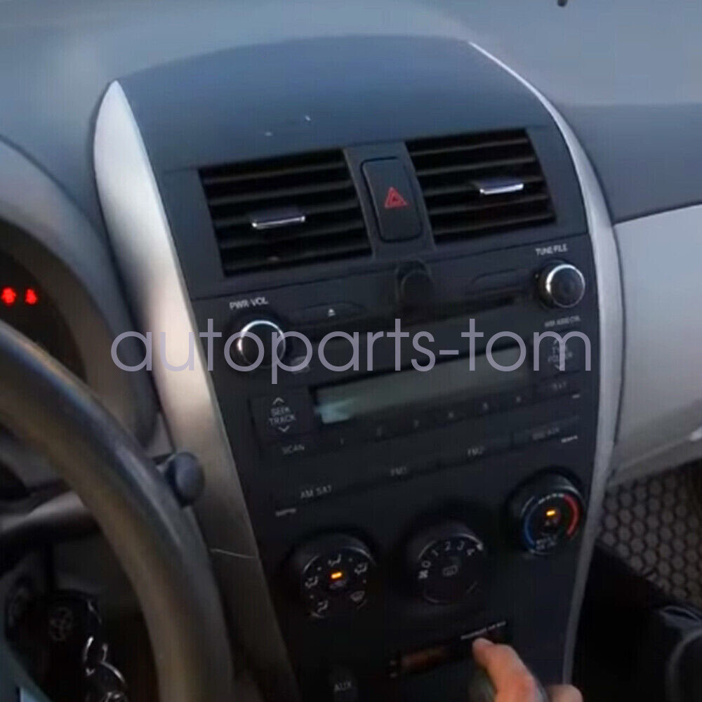 For Toyota Corolla 2009-2013 Center Dash A/C Outlet Air Vent Panel w/ Strip Trim