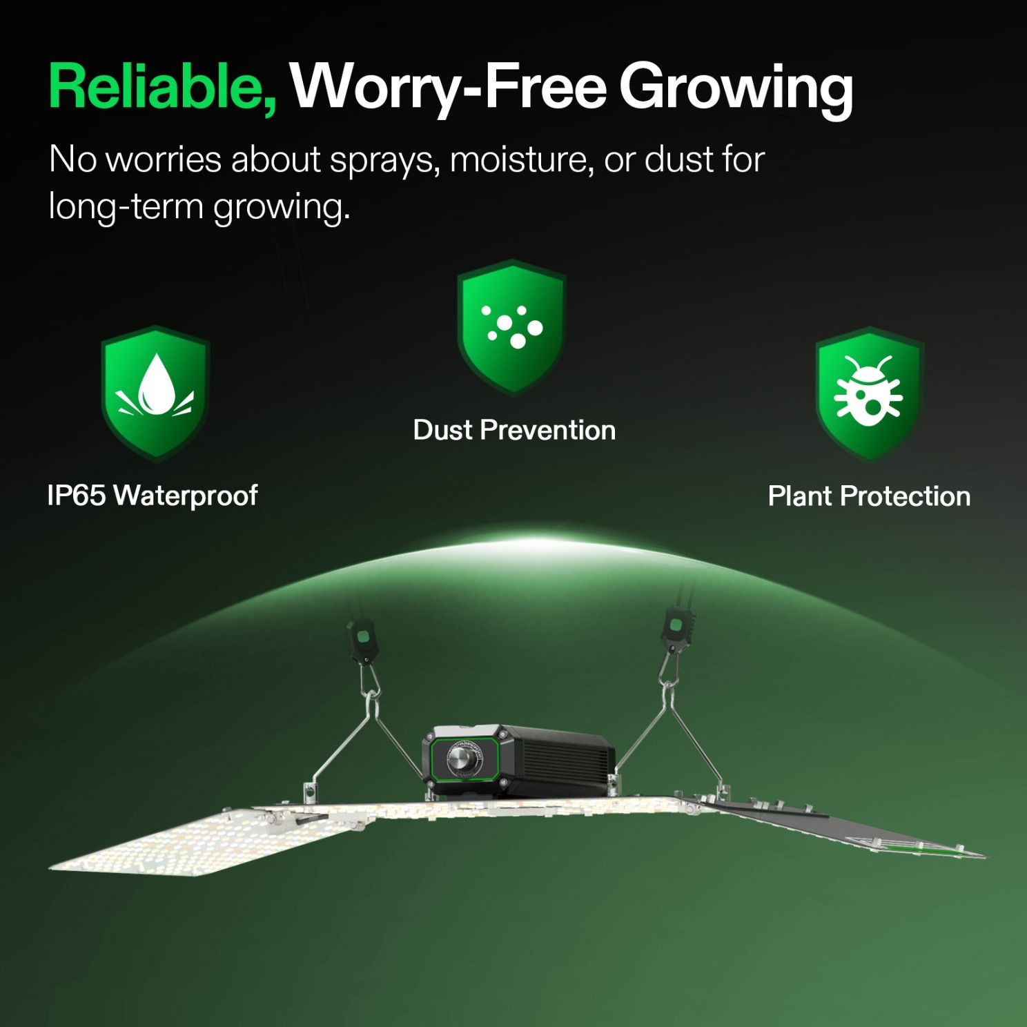 VIVOSUN 4x2ft Grow Tent & 200W LED Grow Light & 4" Inline Fan for Indoor Plants