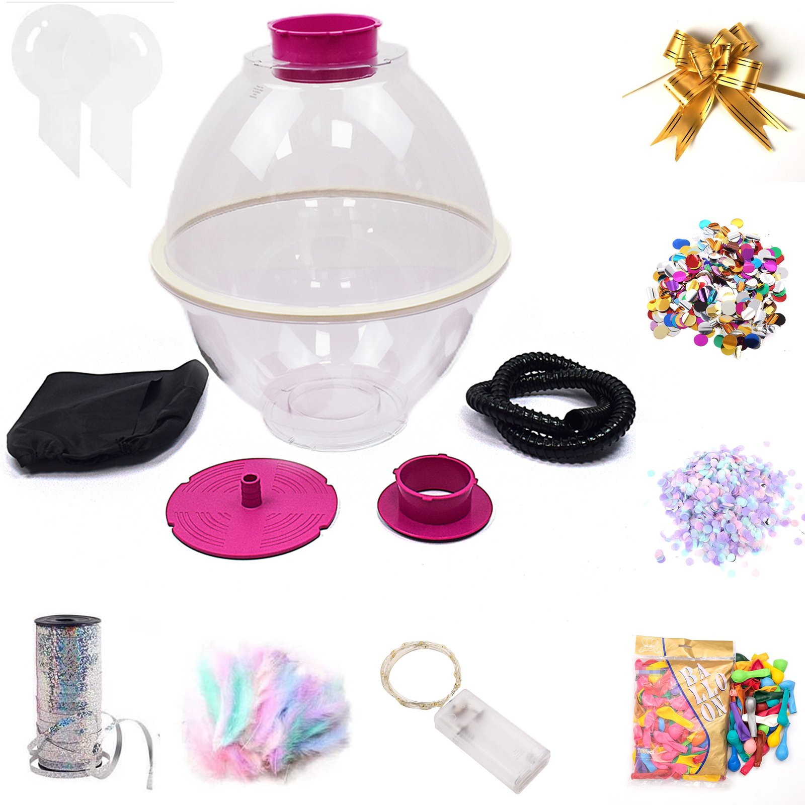 Balloon Stuffing Machine Balloon Filling Stuffer Kit Balloon Air Pump Expander