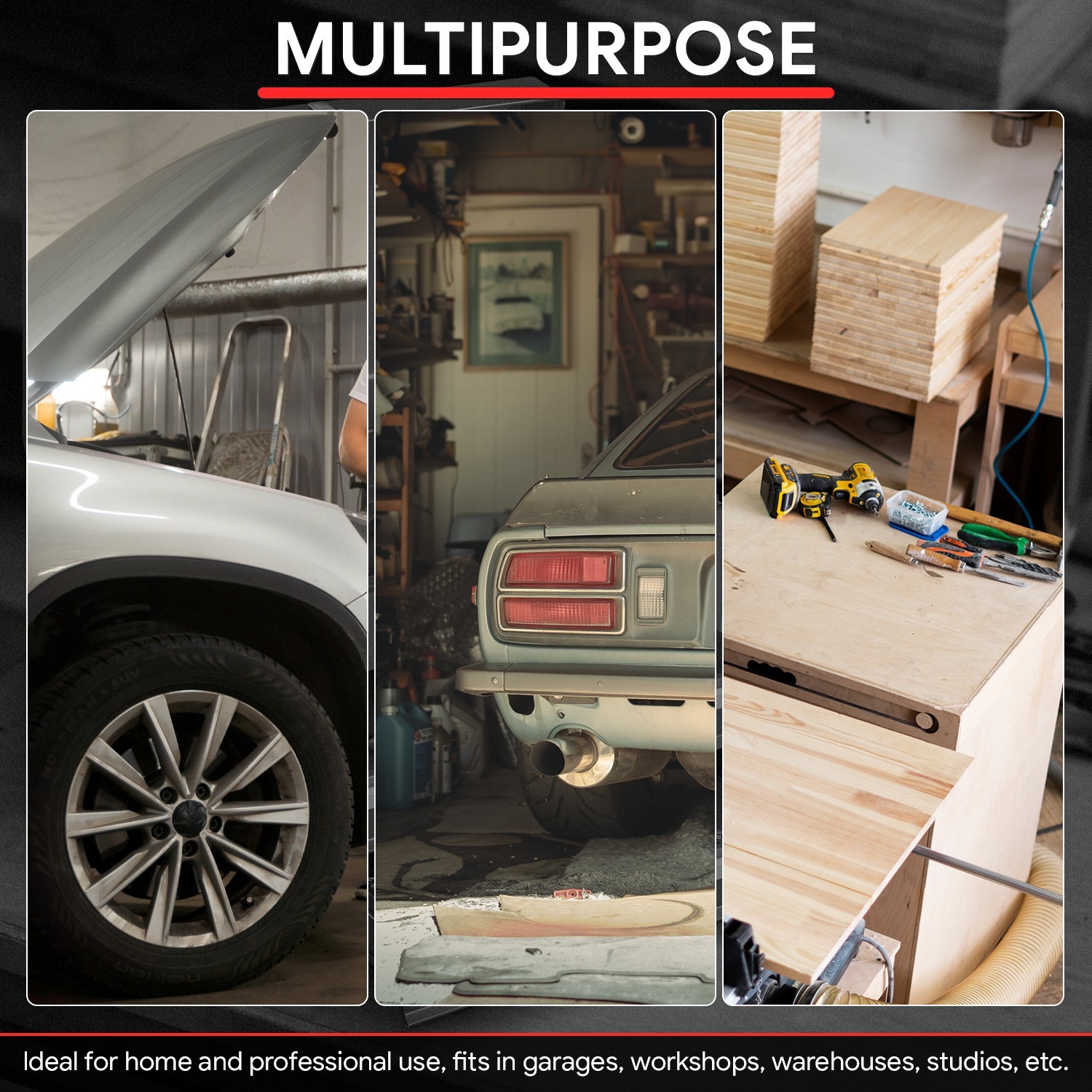 Mechanics Roller Work Seat w/ 3-Drawer Tool Box Storage Tray Padded Stool Green