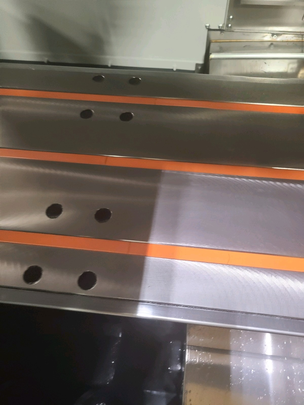 10pcs 12" 5/8 T-Slot Covers for CNC Mill | 3D Printed PETG Chip Guards | Orange