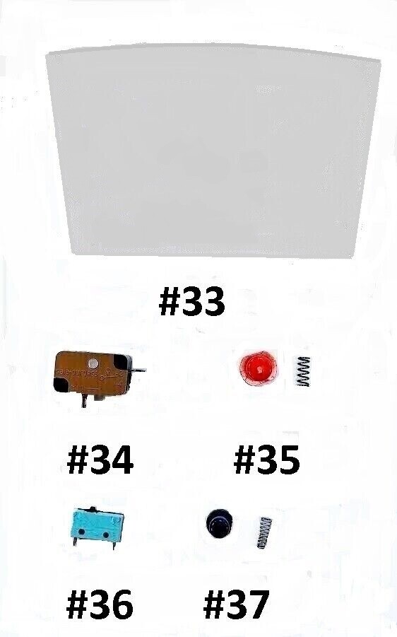 Parts for Hair Dryer TwinTurbo 1500, 2200, 2500, 3200, 3500, 3800,3900