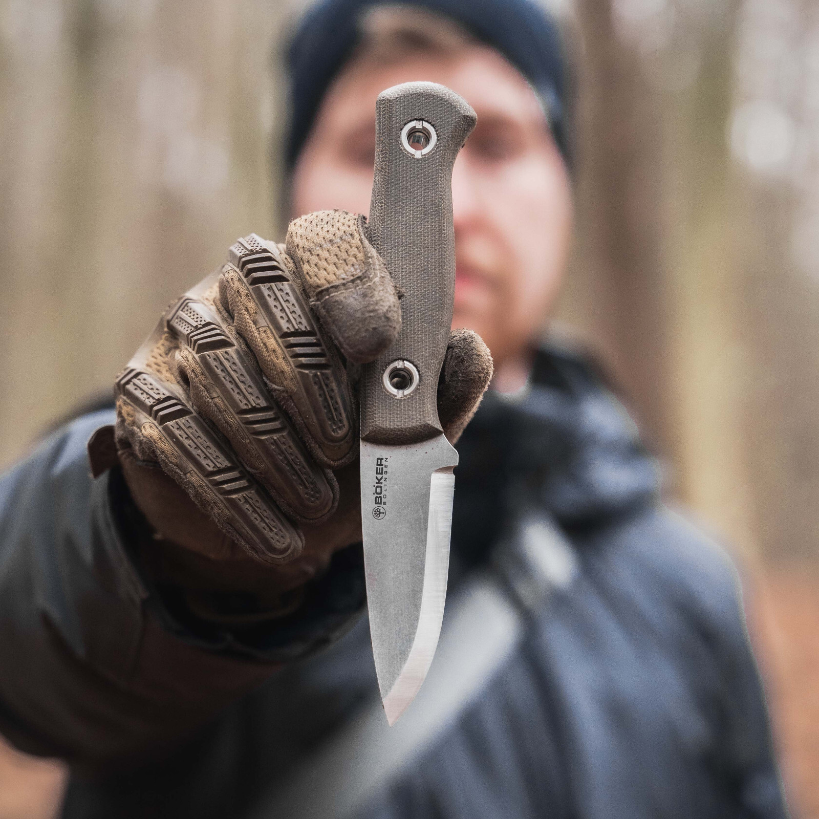 Boker Vigtig vs. Wild Fixed Knife 3.35" MagnaCut Blade Micarta Handle ✔️ 121509