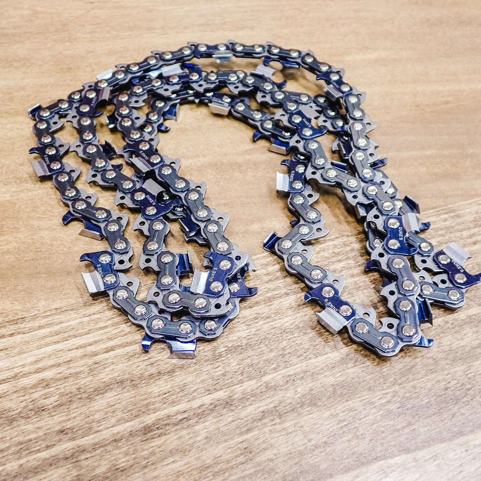 THE DUKE'S PROFESSIONAL HARD CHROME 3-PACK FULL-CHISEL CHAINSAW CHAIN