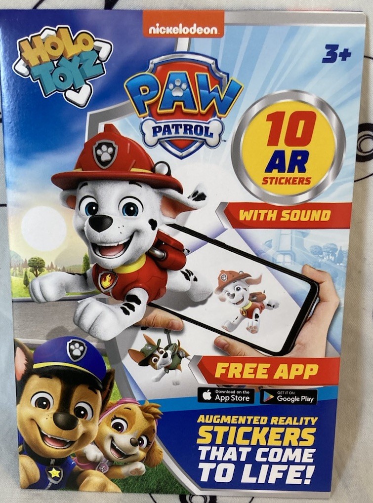 Holo Toyz Paw Patrol 10 AR Stickers With Sound Nickelodeon Brand New Ages 3+