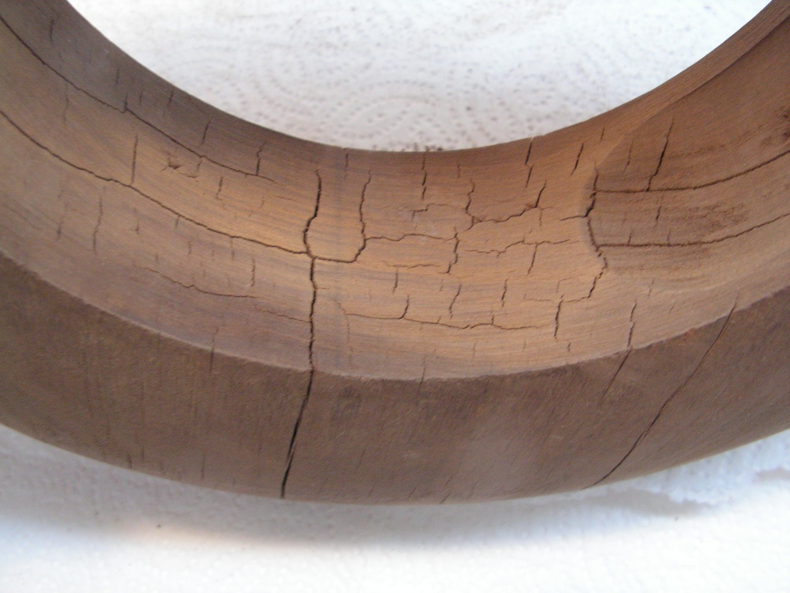 Antique Wooden Block Hat Brim Mold Millinery Form 32 6 3/4 2 5/8? 11" 12 5/8"