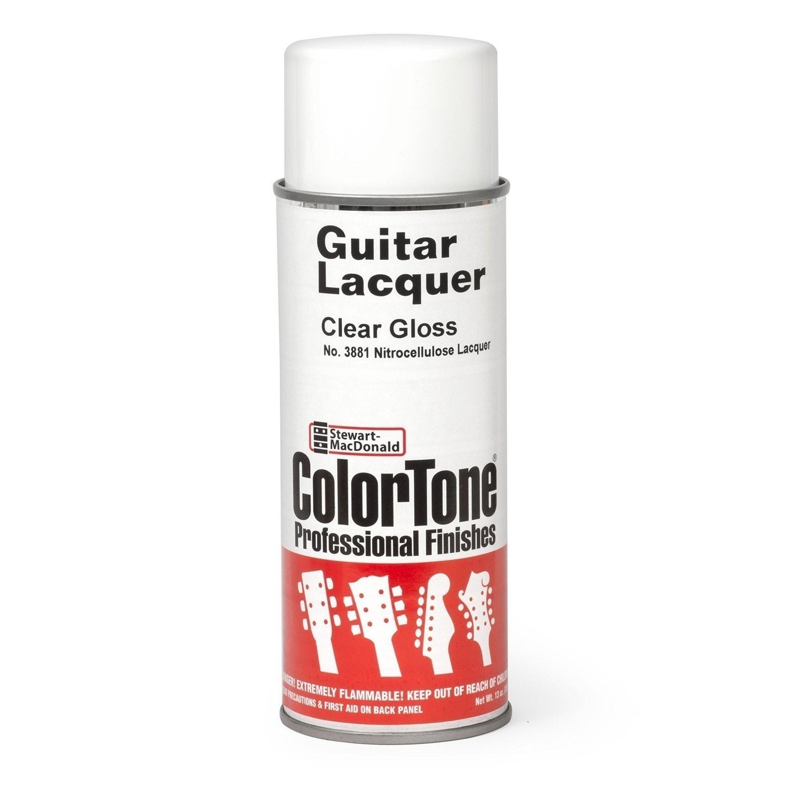ColorTone Aerosol Guitar Lacquer, Classic Clear Gloss 13oz Spray Can