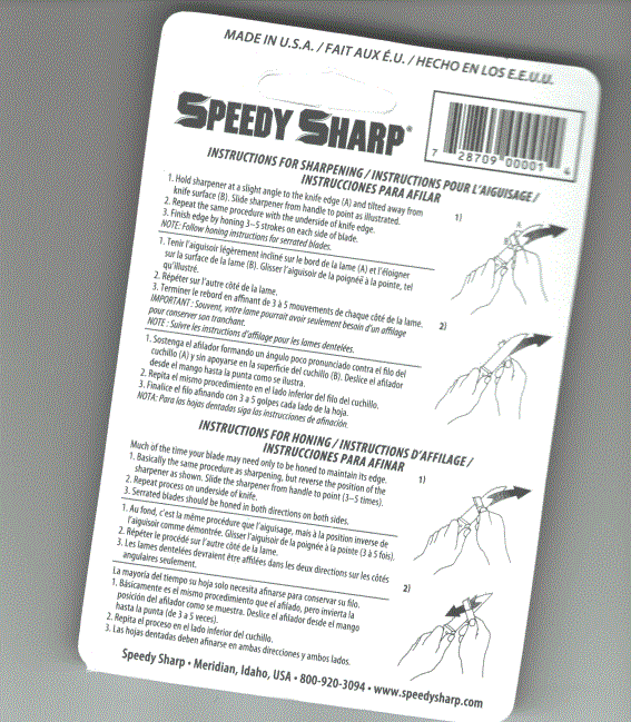 "The Original" Speedy Sharp Carbide Knife Sharpener, neon green or green