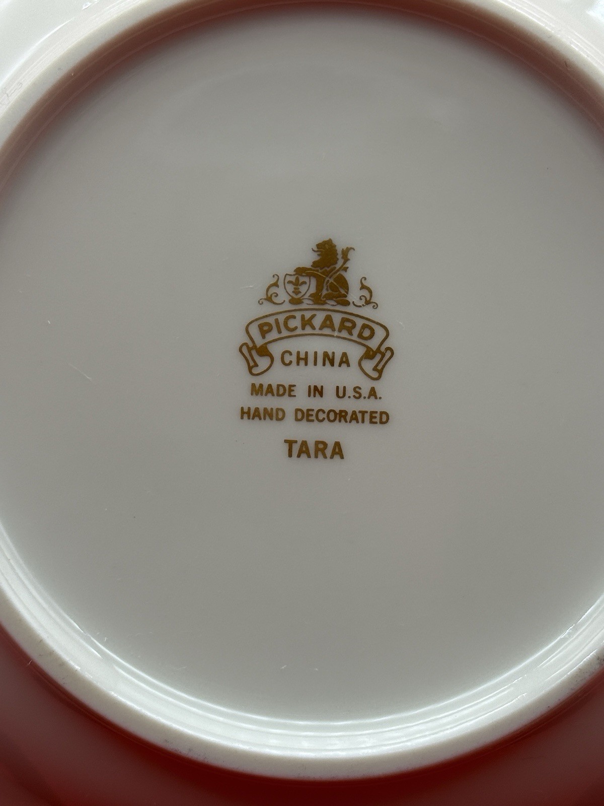RARE Vintage Pickard China TARA Soup Bowl 8” Diameter Excellent