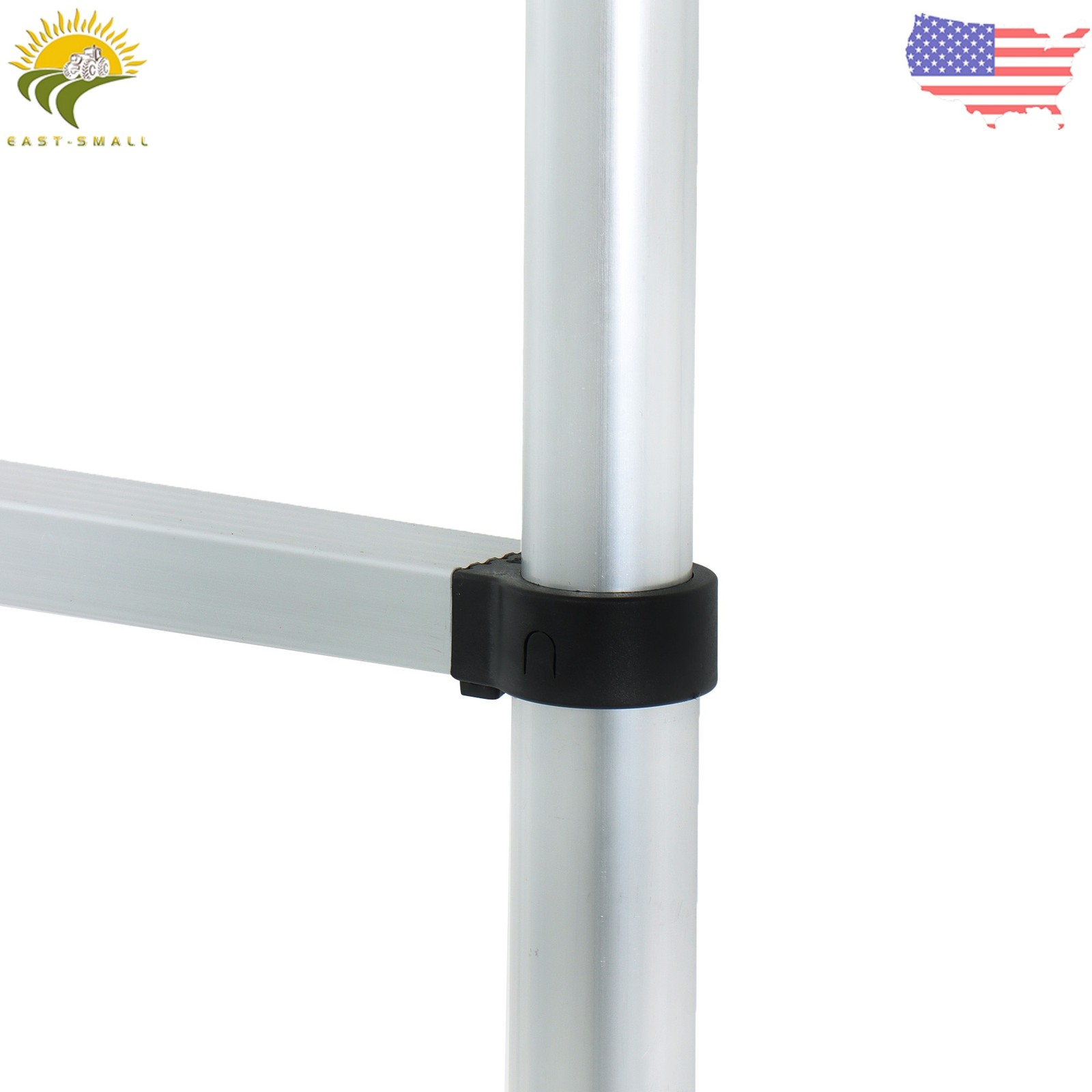 6.6 FT Extension Ladders, Aluminum Telescoping Lightweight Collapsible Ladders