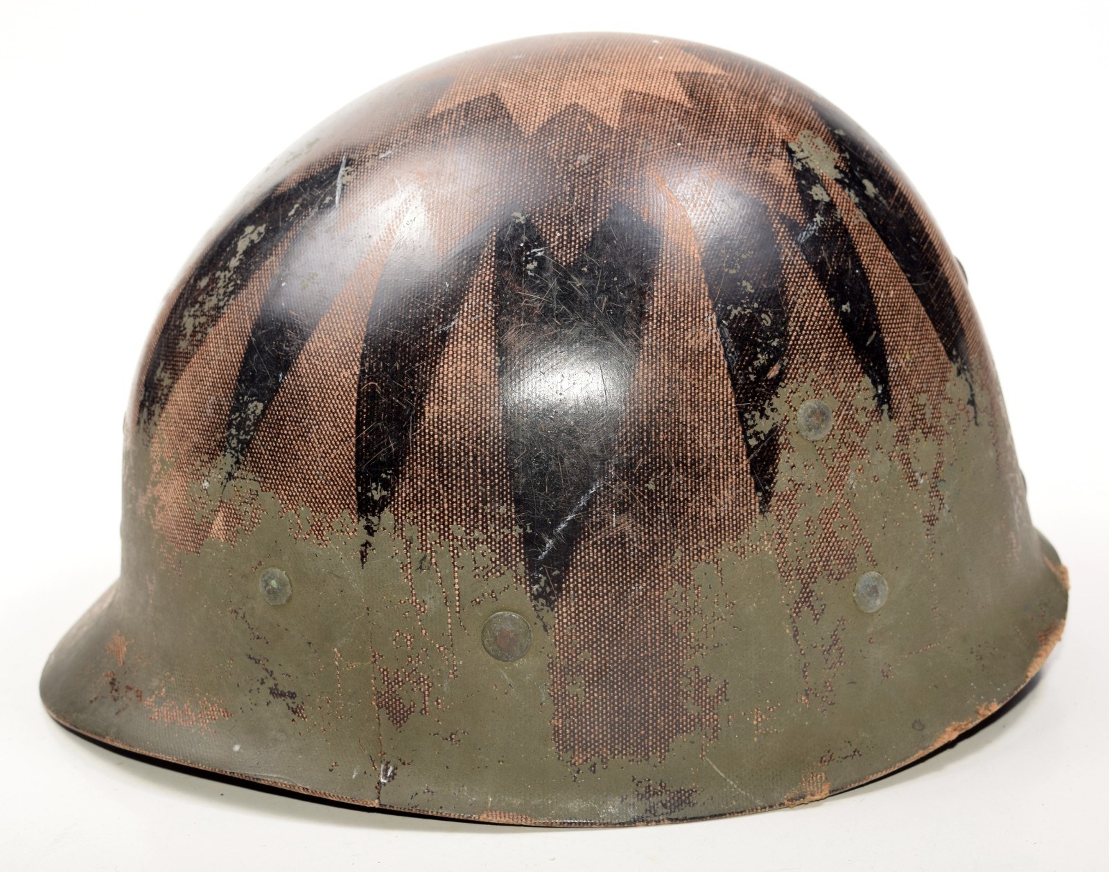 Original WWII US Military CAPAC M1 Helmet Liner w/ Sweatband, Nape Strap