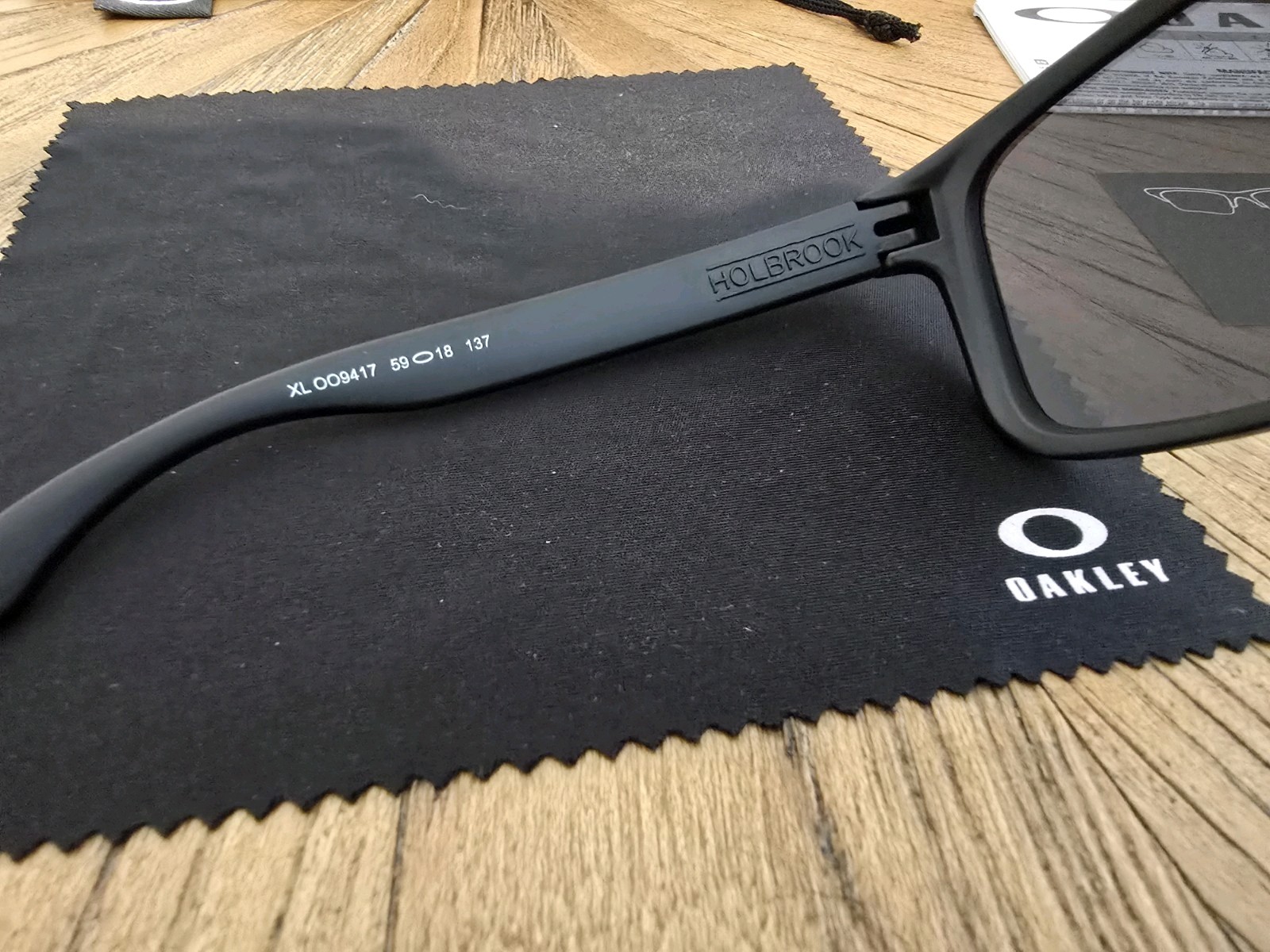 Oakley Holbrook XL Prizm P Polarized Sunglasses Black/Black Trim See Description