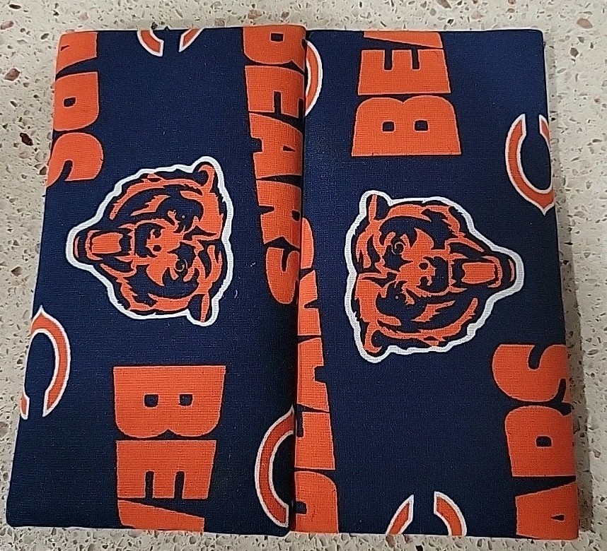 CHICAGO BEARS Food Server wallet bill money organizer