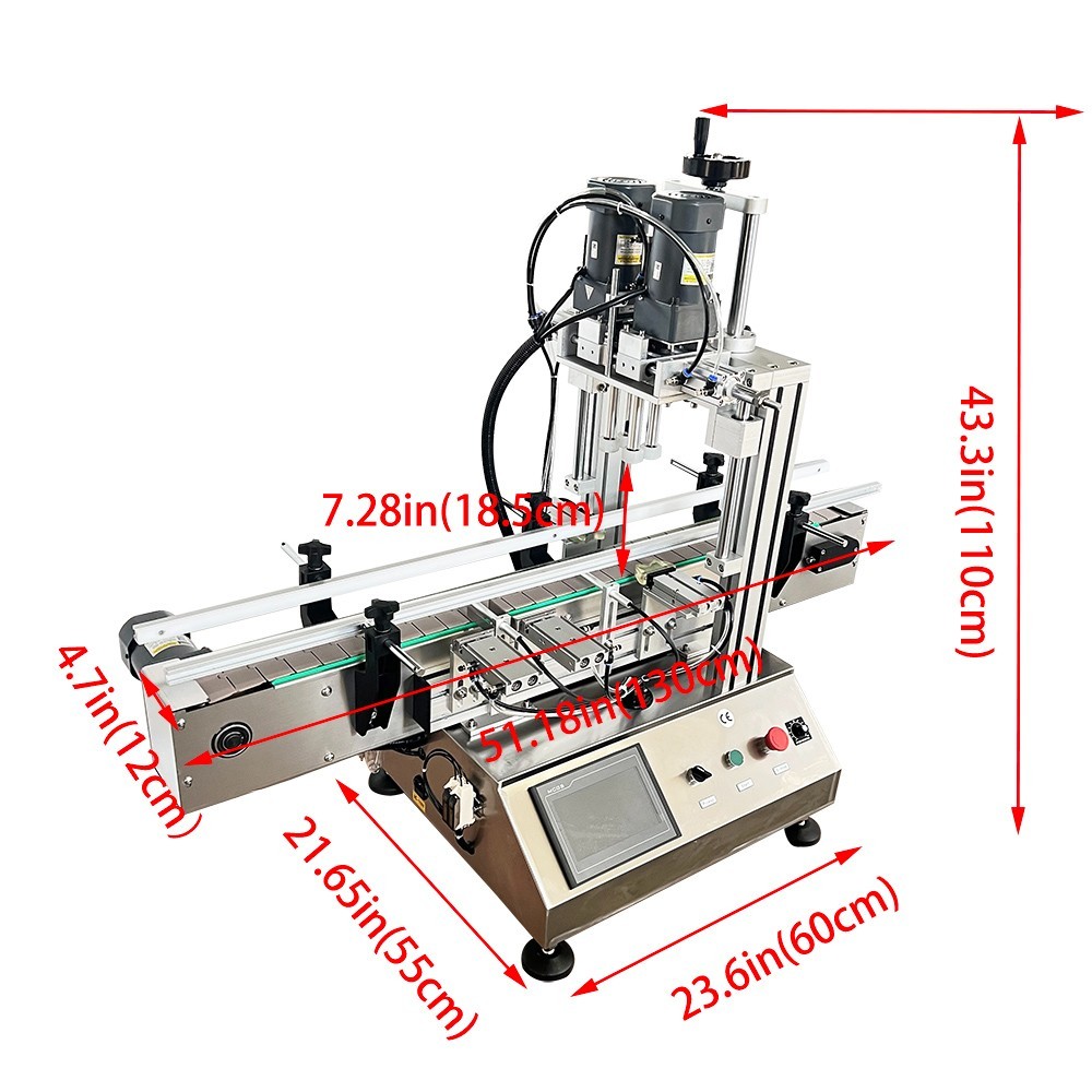 Automatic Bottle Capping Machine0.78-2.36" Cap Dia. Sealer Machine for Screw Cap