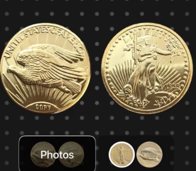 #1 SAINT ST. GAUDENS American Coin Treasures 1933 P $20 Gold Double Eagle 24kt