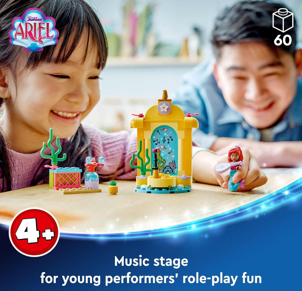 Brand New Lego 43235 Disney Princess The Little Mermaid Ariel's Music Stage 4+