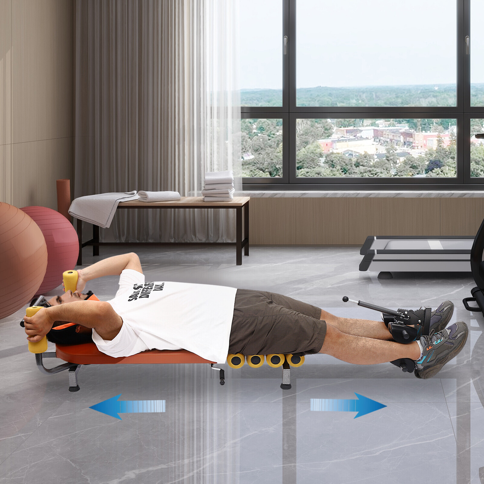 Inline Back Stretch Bench Back And Neck Decompression Neck Stretcher