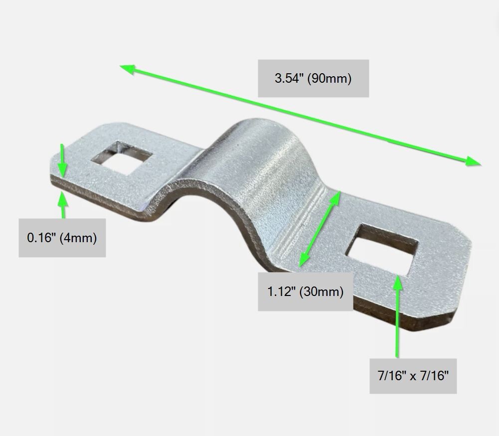 3/8" D Ring Tie-Down 10-Pack Heavy Duty Strap Anchor Truck Trailer USA Company