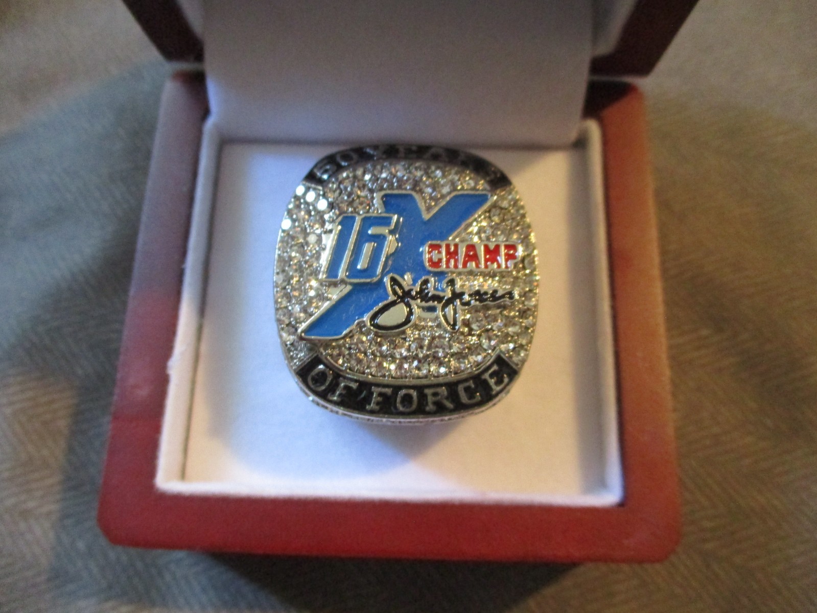 NEW 2026 50 YEARS OF JOHN FORCE 16 TIME WORLD CHAMPION COLLECTIBLE RING