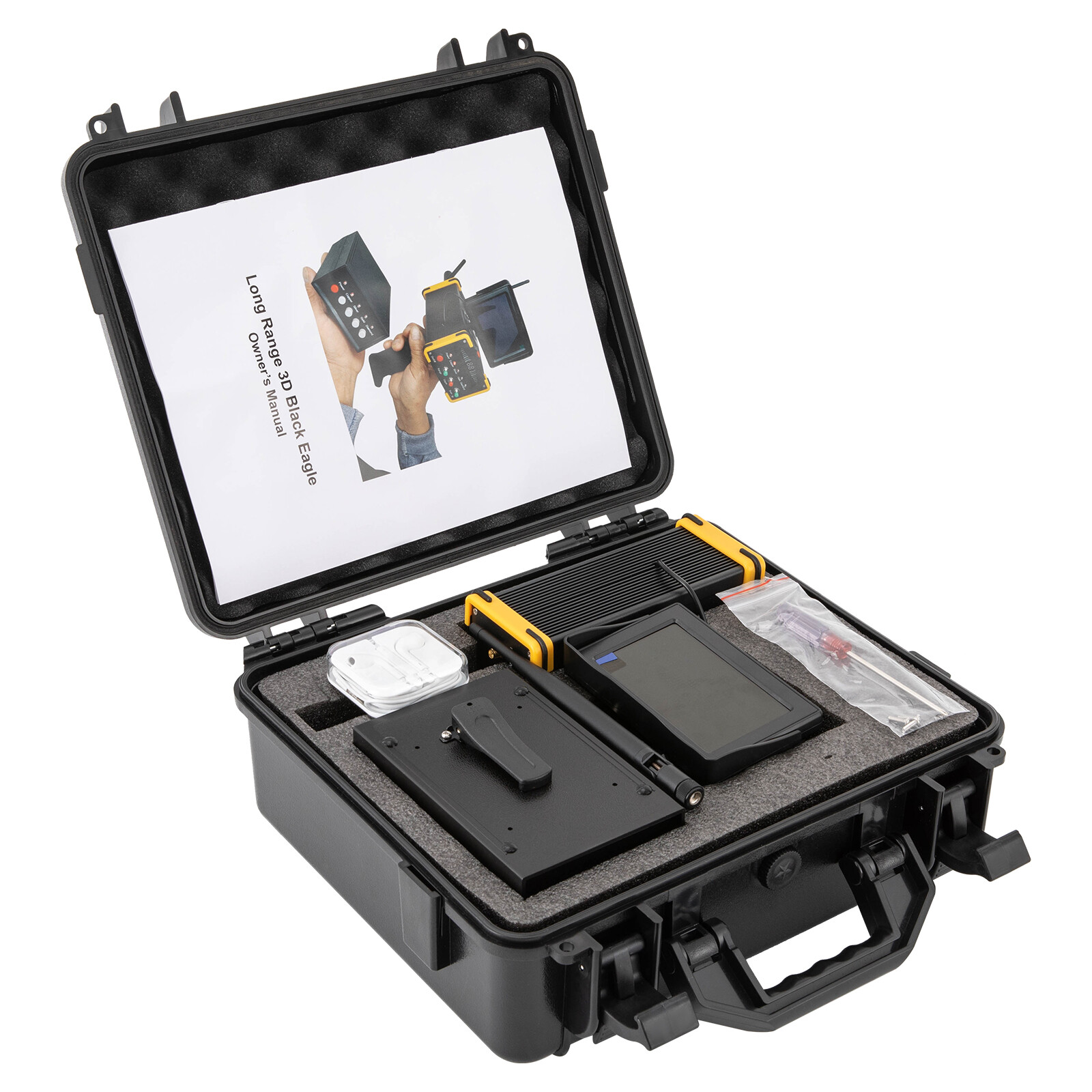 Long Range 3D Gold Silver Gem Diamond Metal Detector for Treasure Hunter LCD