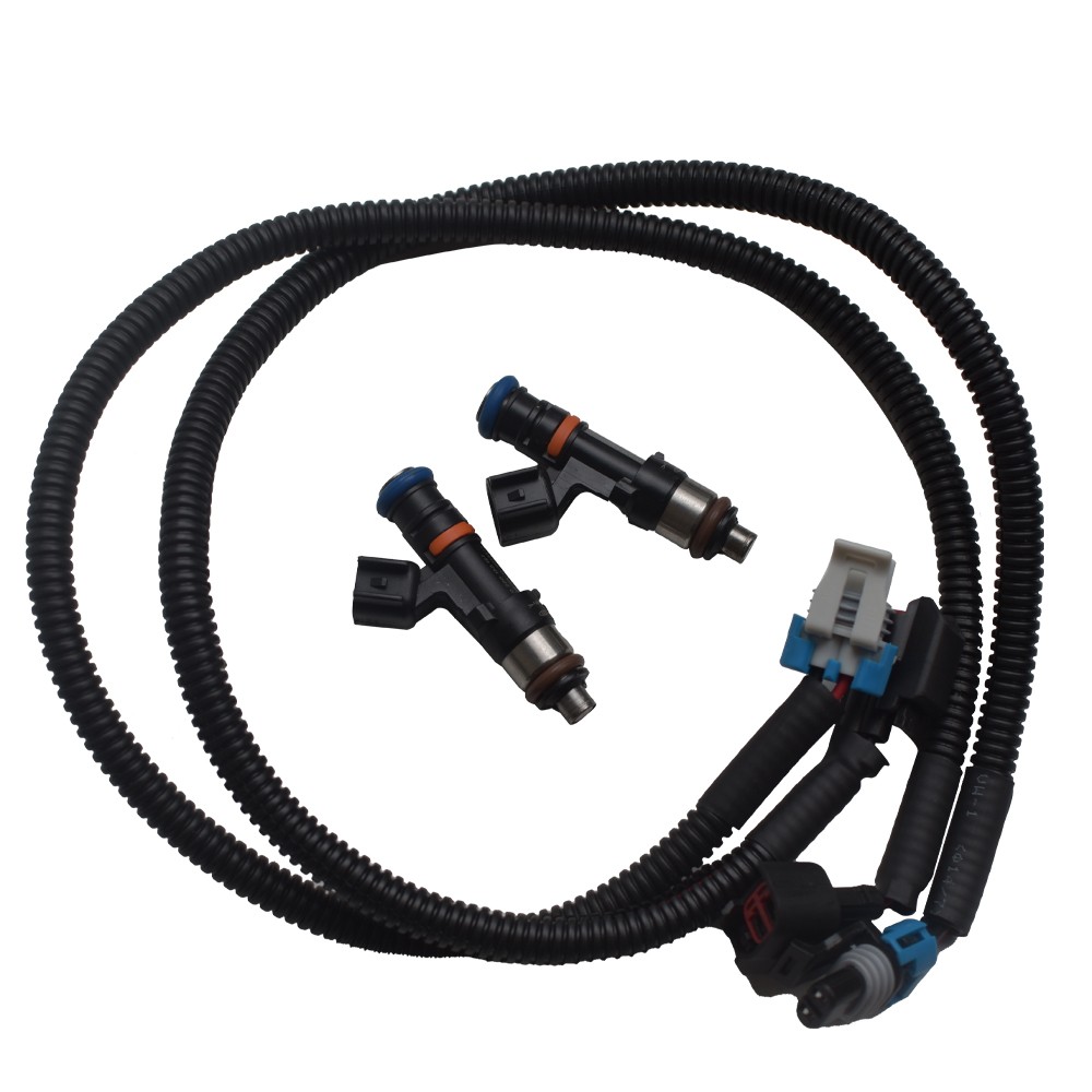 2PCS Fuel Injectors w/ Harness For Polaris Ranger XP 800 Ranger 800 2011-2014